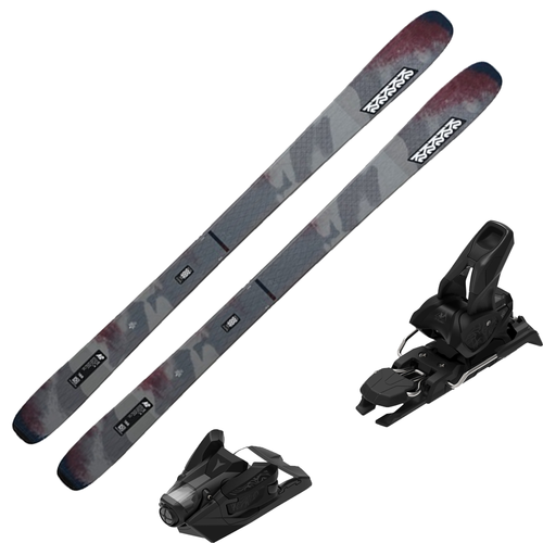スキー natur K2 Mindbender 85 Skis 2025 with Atomic Strive 12 Bindings